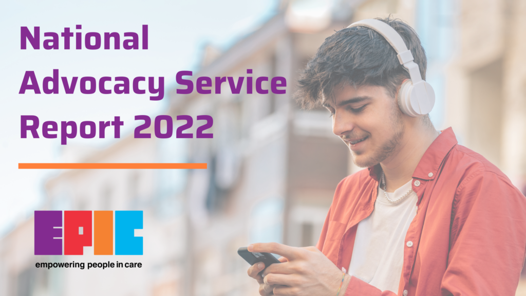 Cover for our 2022 National Advocacy Service Report 2022.