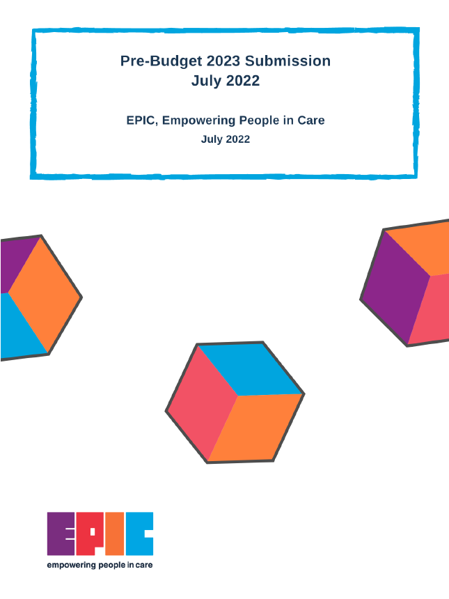 Cover of Pre-Budget 2023 Submission.