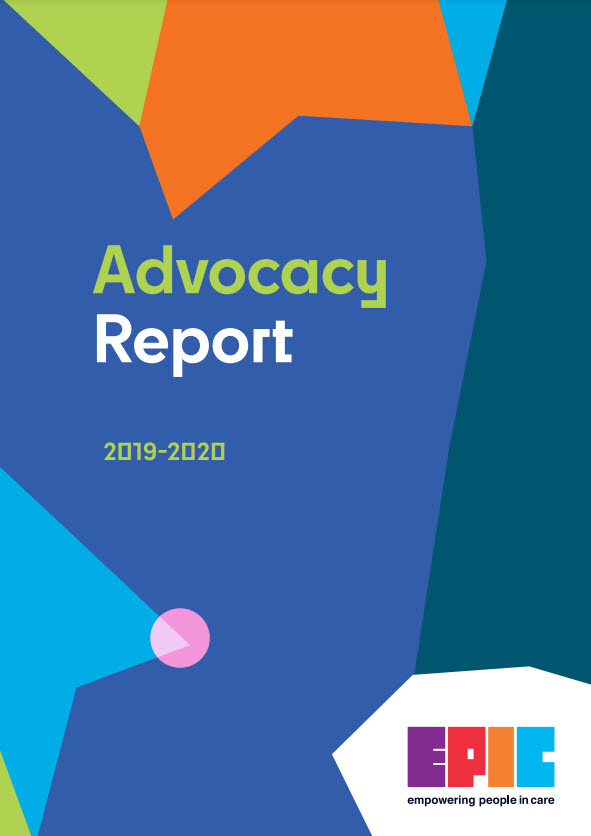 Cover of our 2019-2020 Advocacy Report.