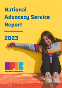 Cover of our 2023 National Advocacy Service Report